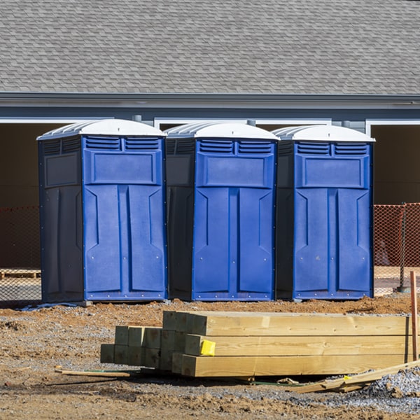 how often are the porta potties cleaned and serviced during a rental period in Price